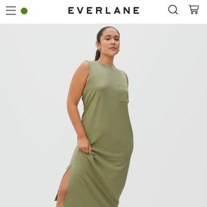 Everlane Cotton Midi Tank Dress